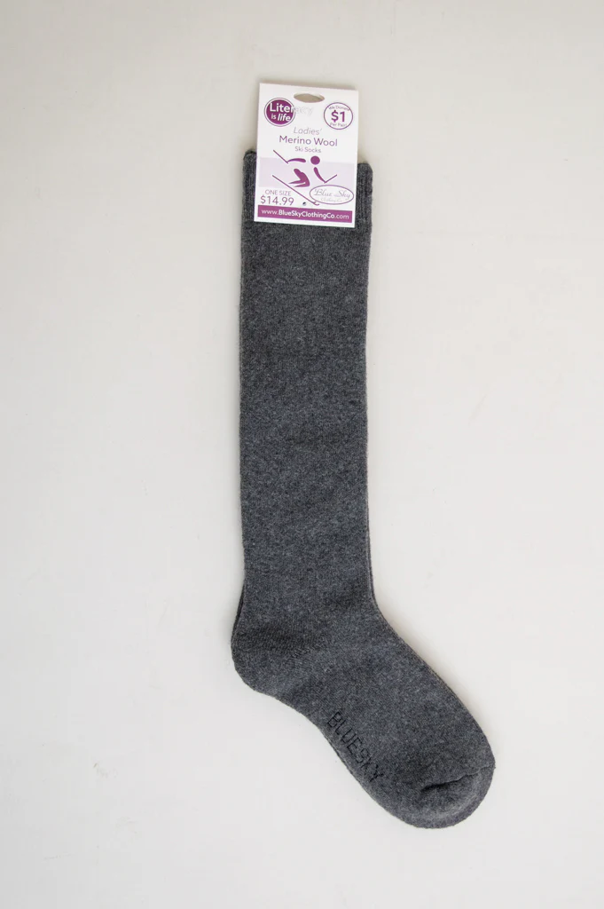 Men's Merino Wool Boot/Ski Socks for Literacy - Image 2