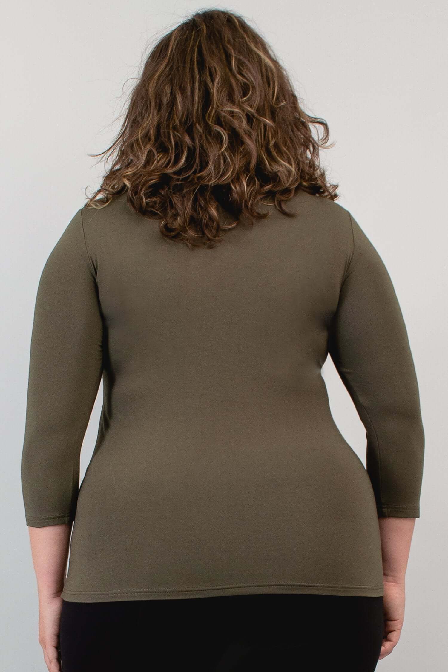 Mia Top, Khaki, Bamboo - Final Sale - Image 5