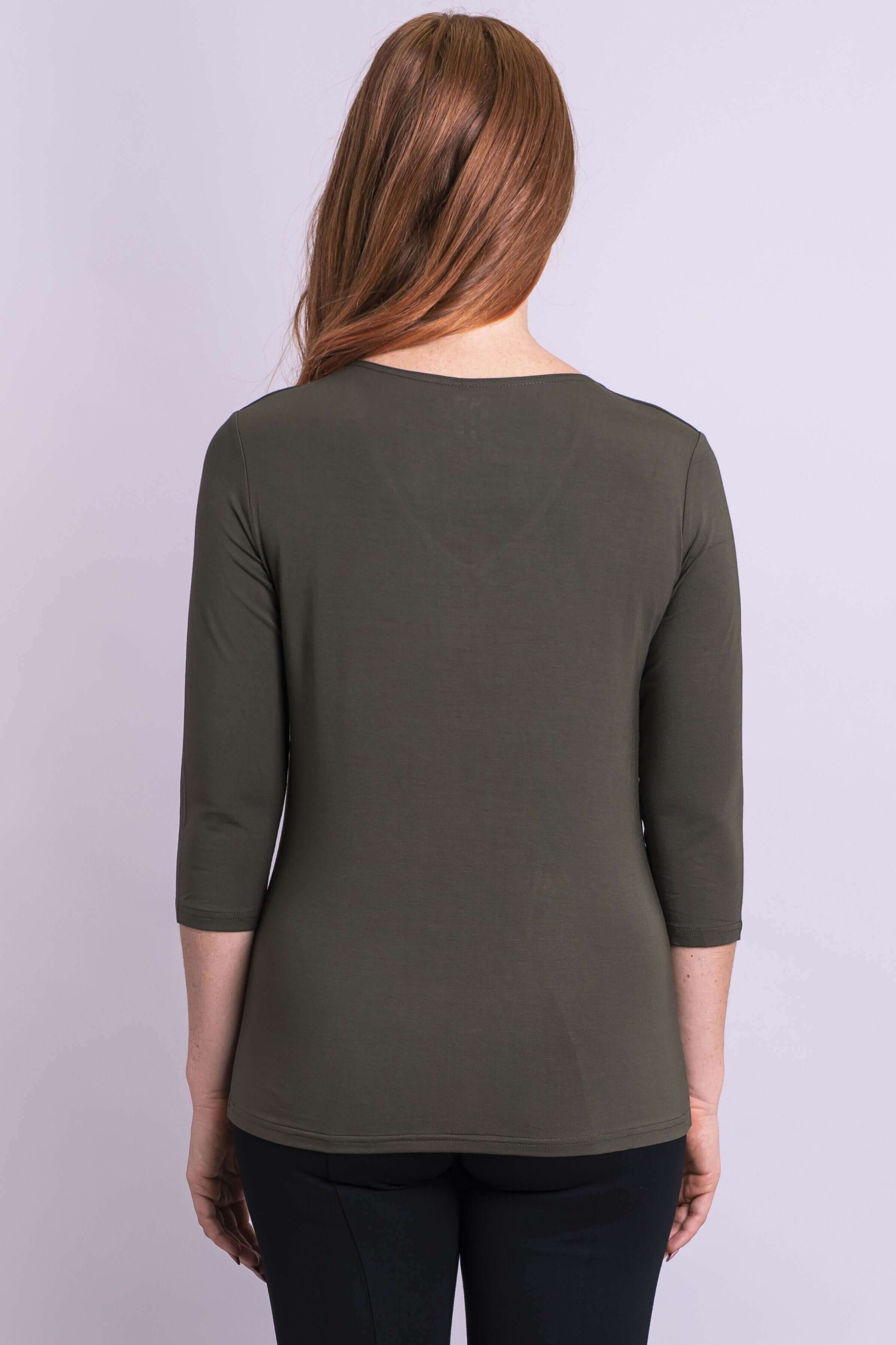 Mia Top, Khaki, Bamboo - Final Sale - Image 7