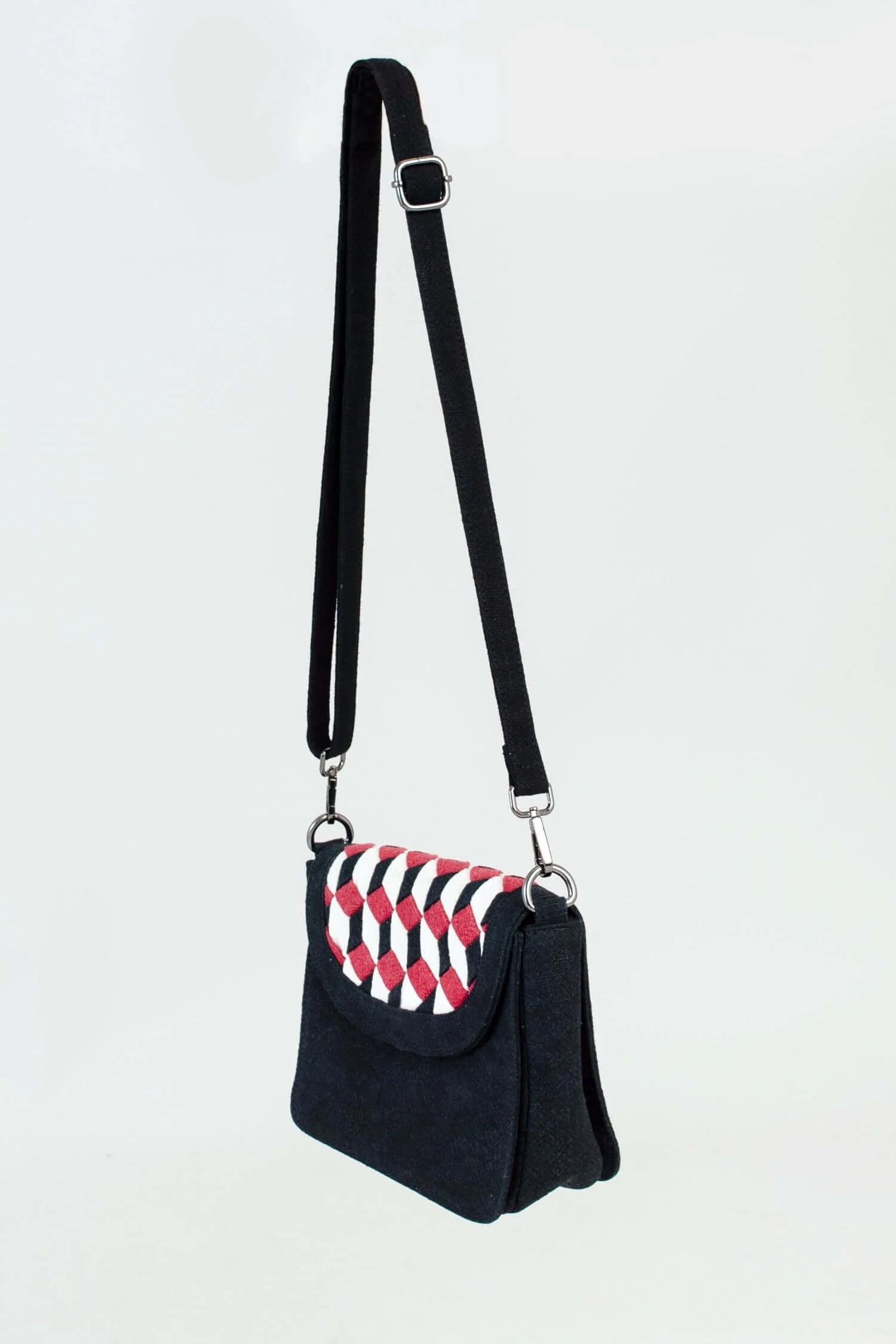 Miao Cross Body Bag, Black - Image 4