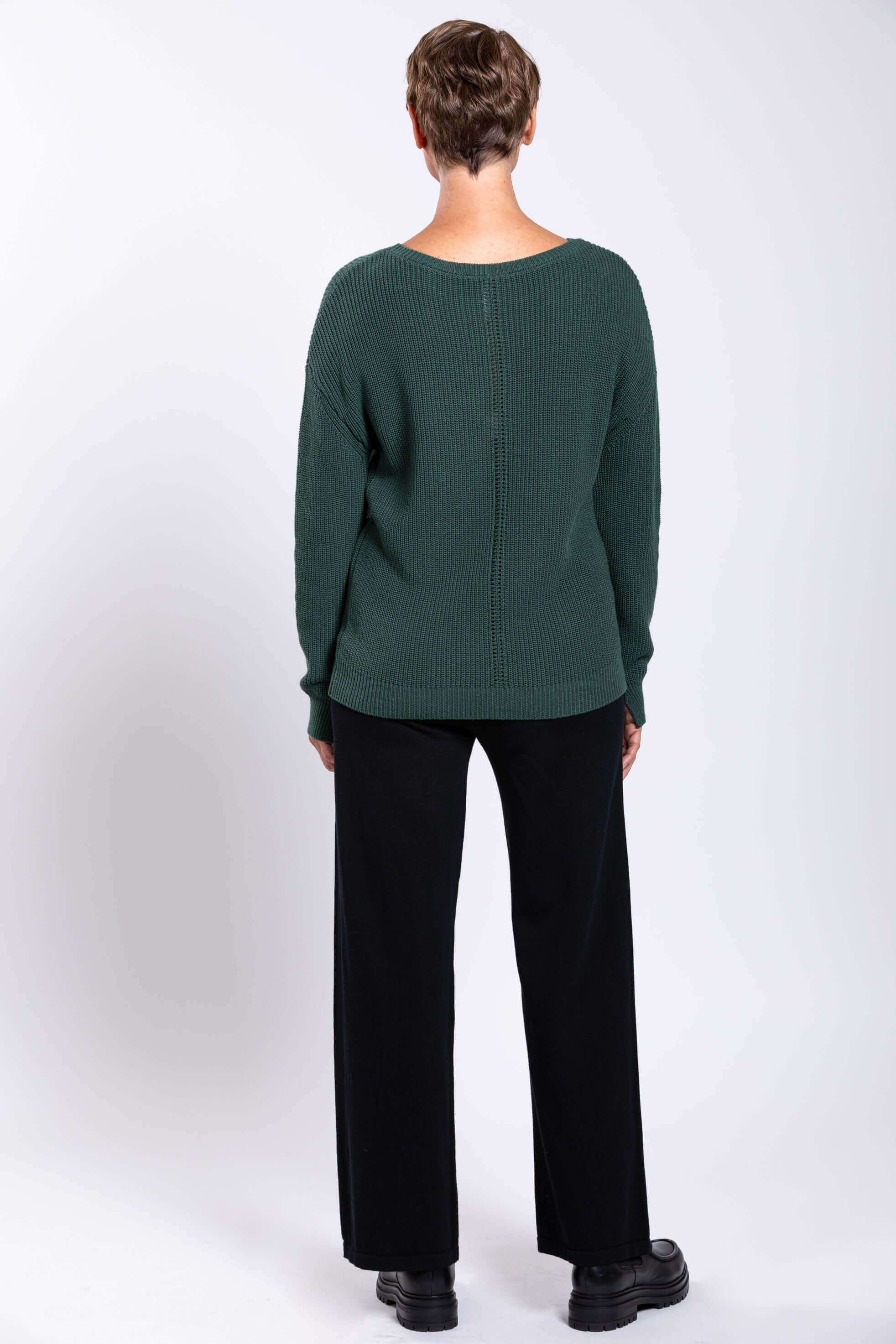 Mission Sweater, Forest, Cotton - Image 4