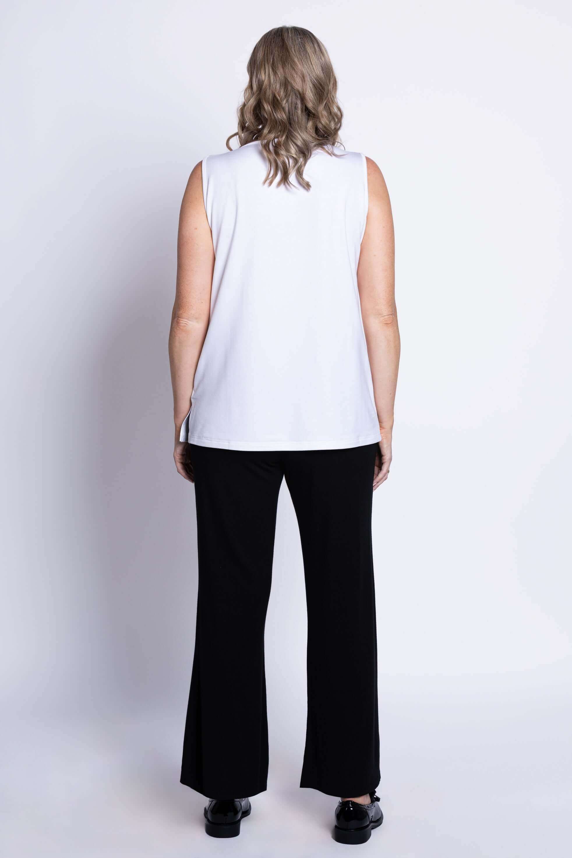 Modern Tank, White, French Terry - Image 5