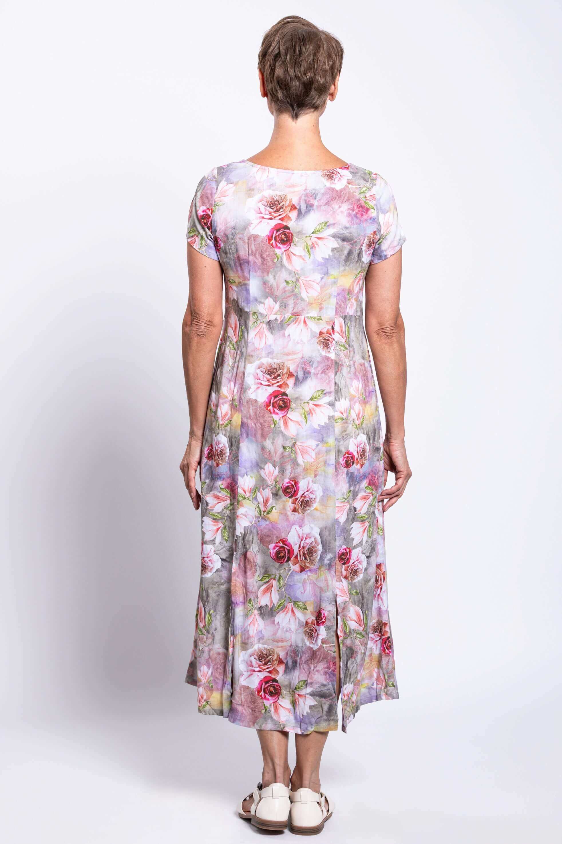 Morgan Dress, Norwich, Linen Bamboo - Image 3