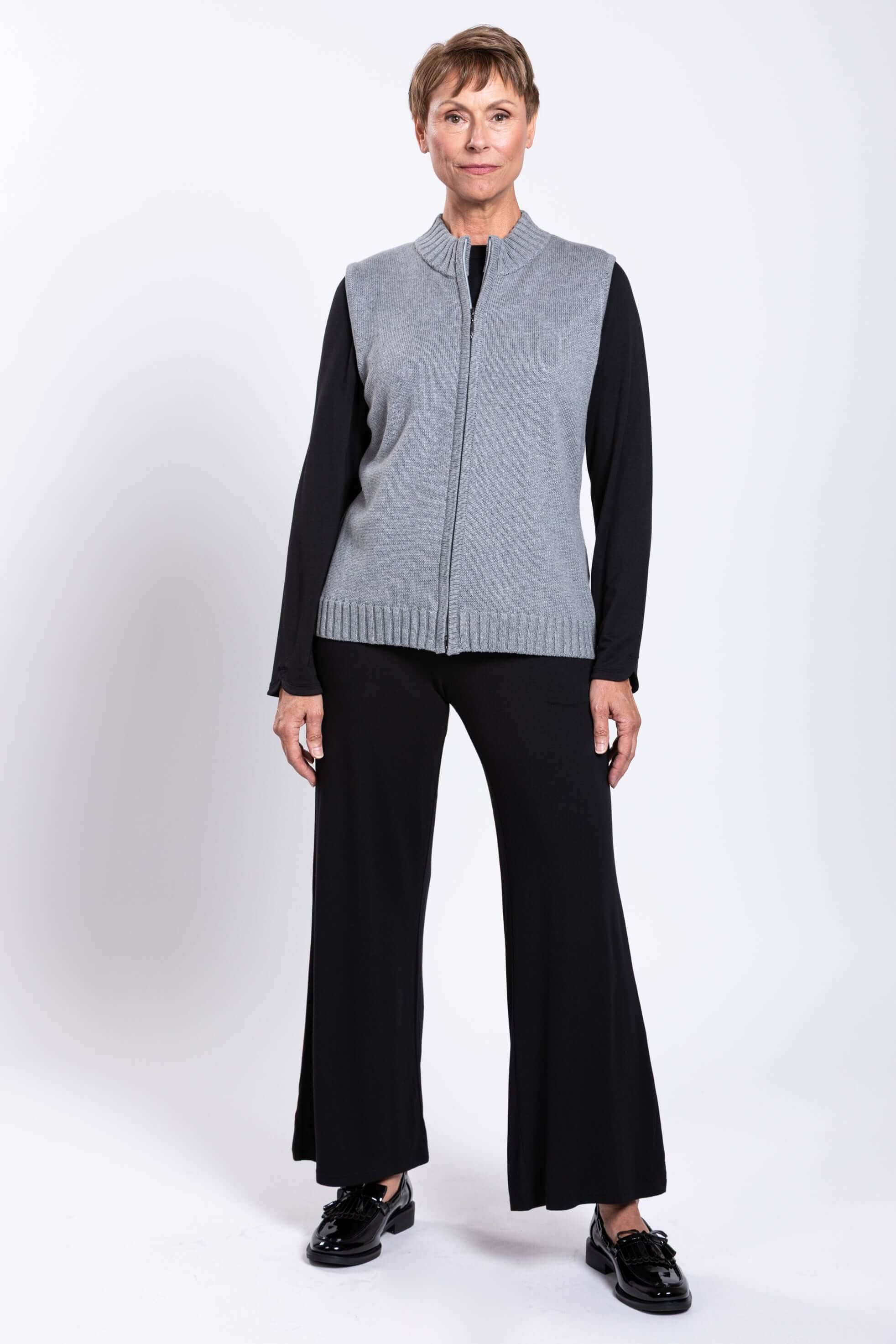 Mossmer Vest, Grey, Cotton - Image 4