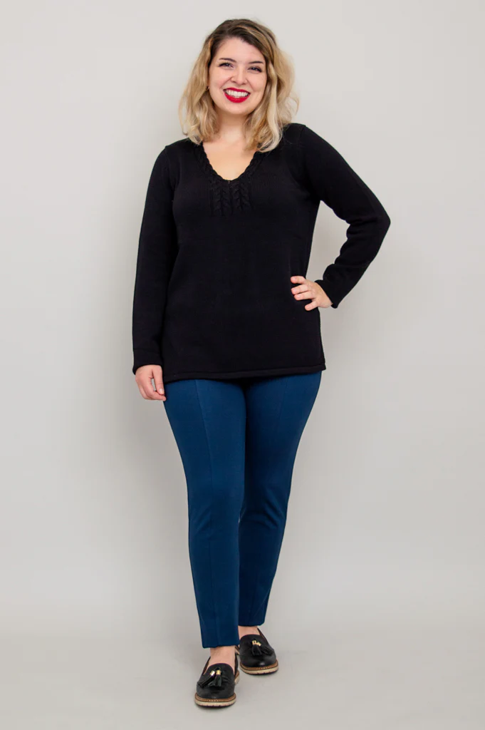 Muni Sweater, Black, Cotton - Final Sale - Image 13