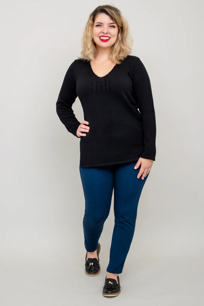 Muni Sweater, Black, Cotton - Final Sale - Image 15