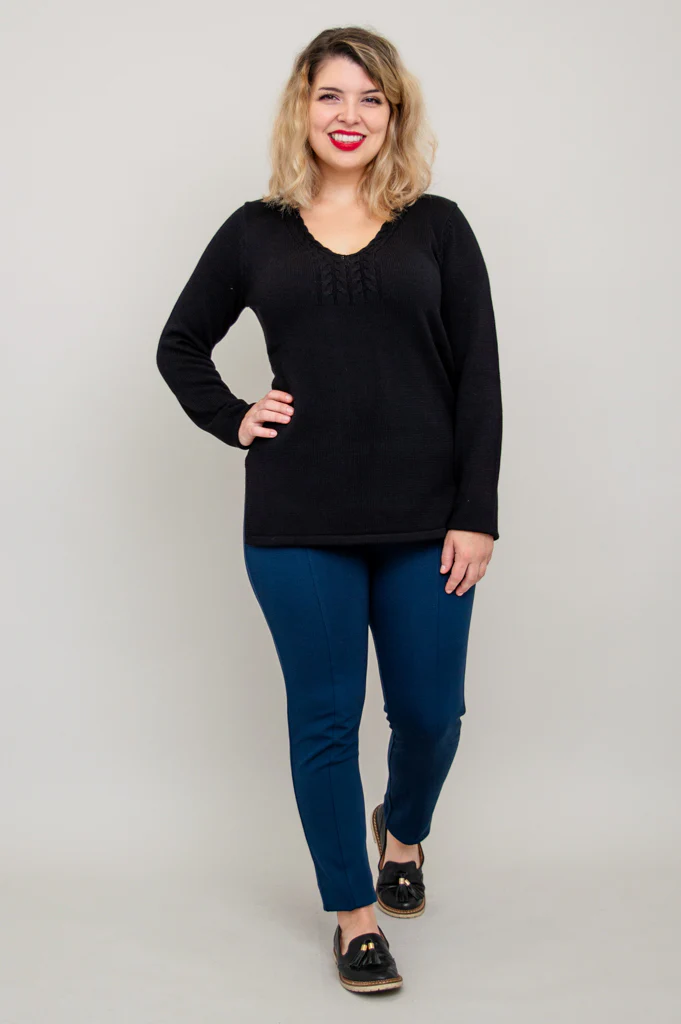 Muni Sweater, Black, Cotton - Final Sale - Image 16