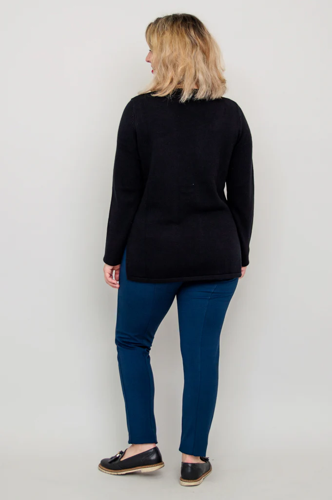 Muni Sweater, Black, Cotton - Final Sale - Image 17