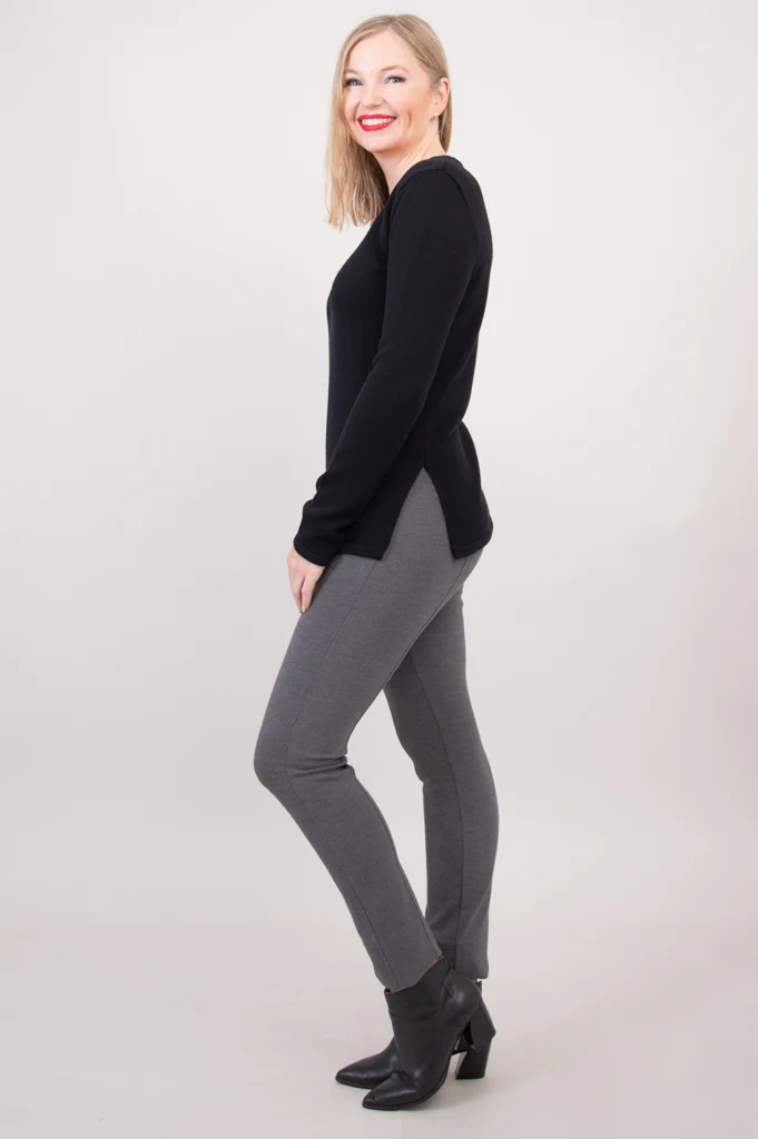 Muni Sweater, Black, Cotton - Final Sale - Image 6