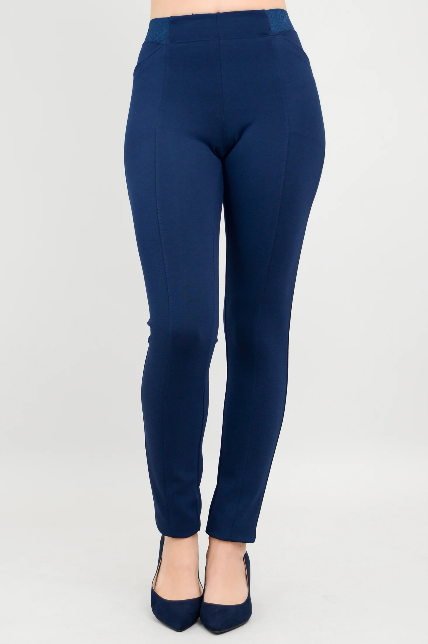 Nadia Petite Pant, Indigo, Modal - Image 3