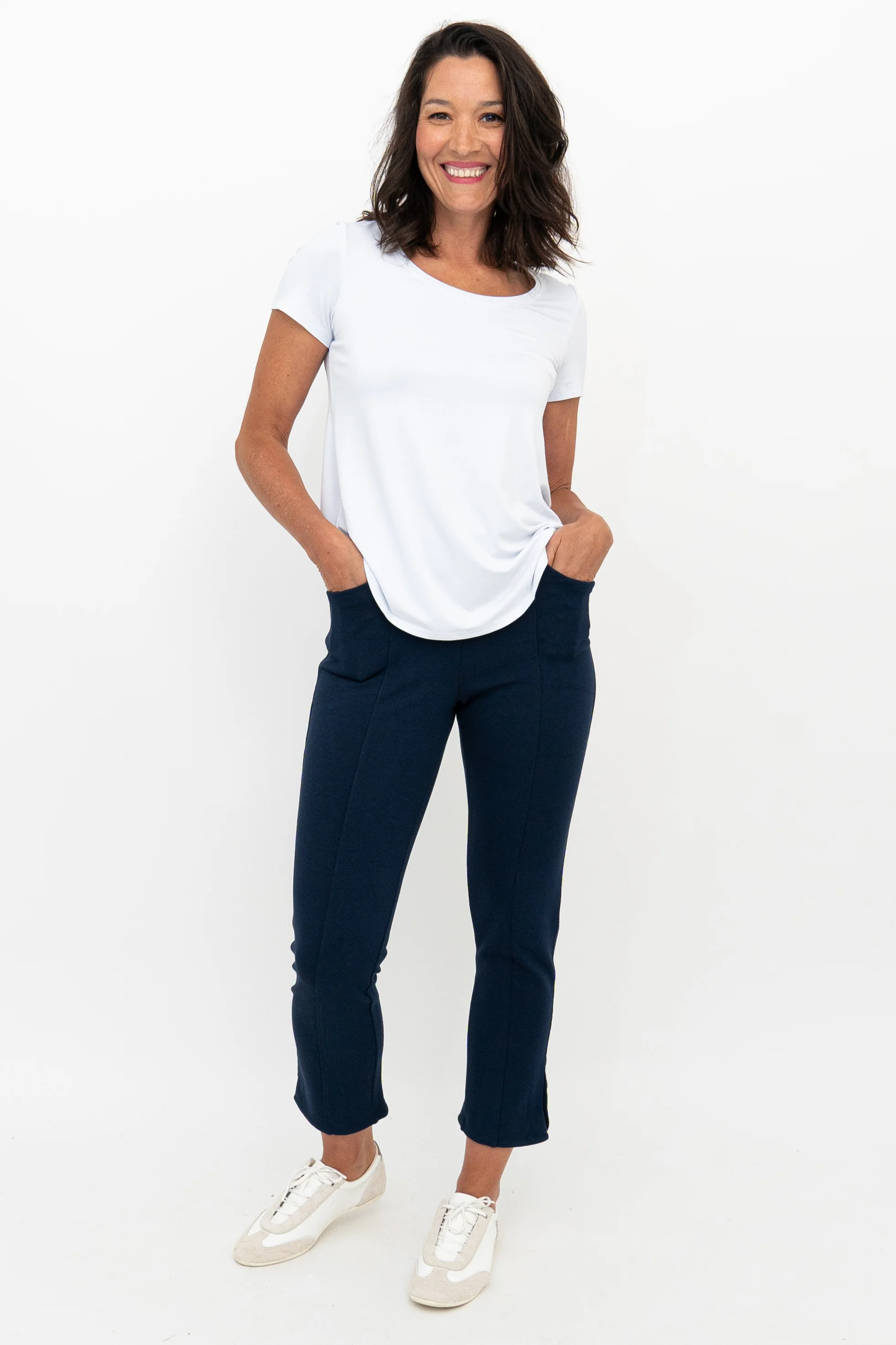 Nadine Crop, Indigo, Modal - Image 4