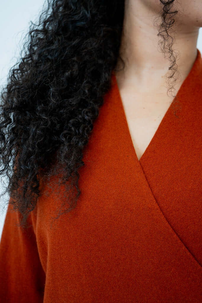 New York Sweater, Copper, Wool Cashmere - Image 3