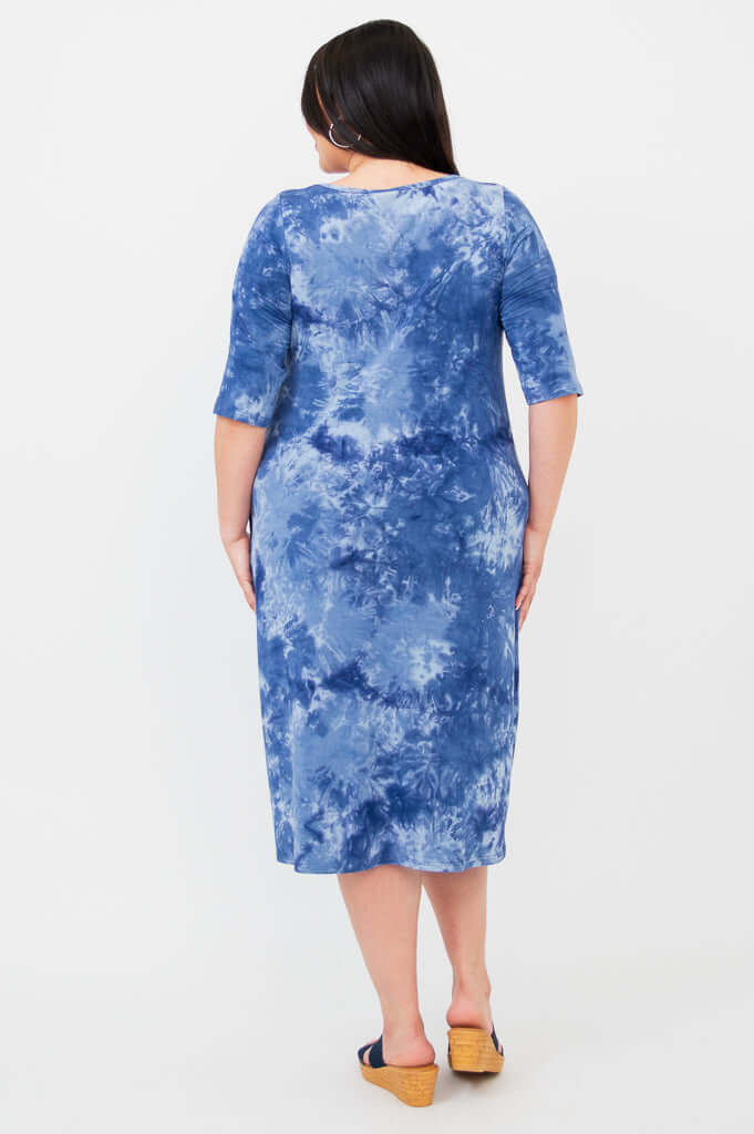 Olivia Dress, Tie Dye, Bamboo - Image 4