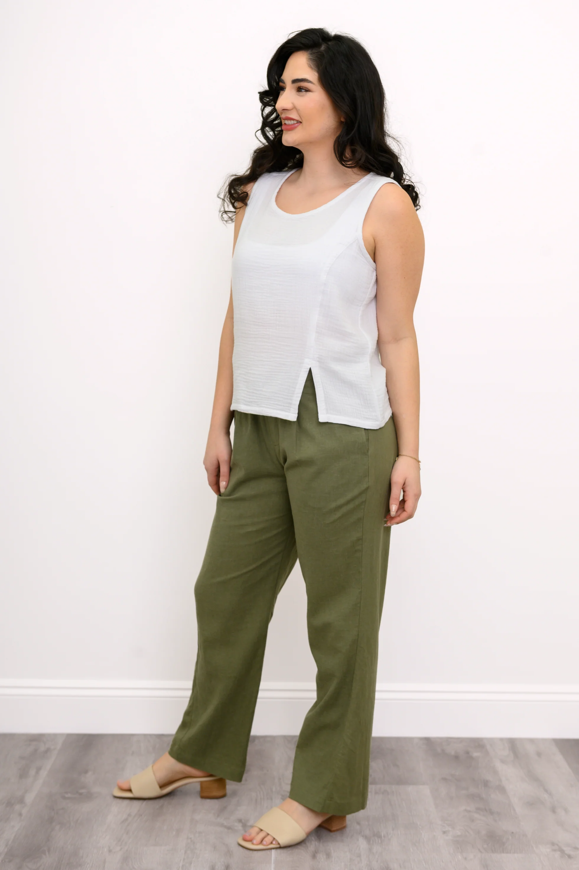 Orla Tank, White - Image 3