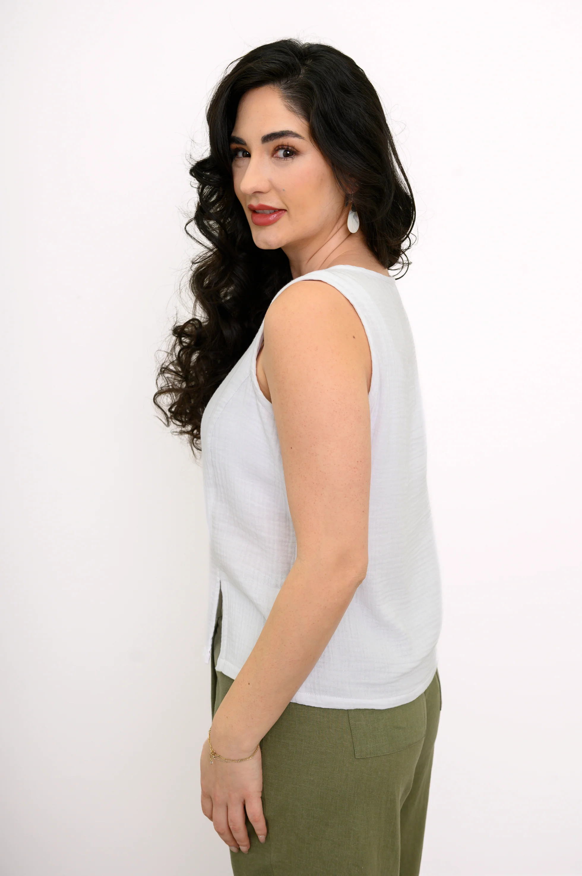 Orla Tank, White - Image 5