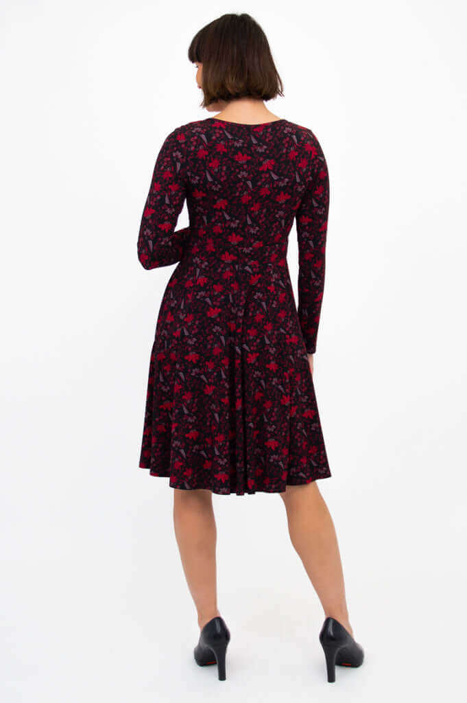 Pamela L/S Dress, Red Life, Bamboo - Final Sale - Image 7