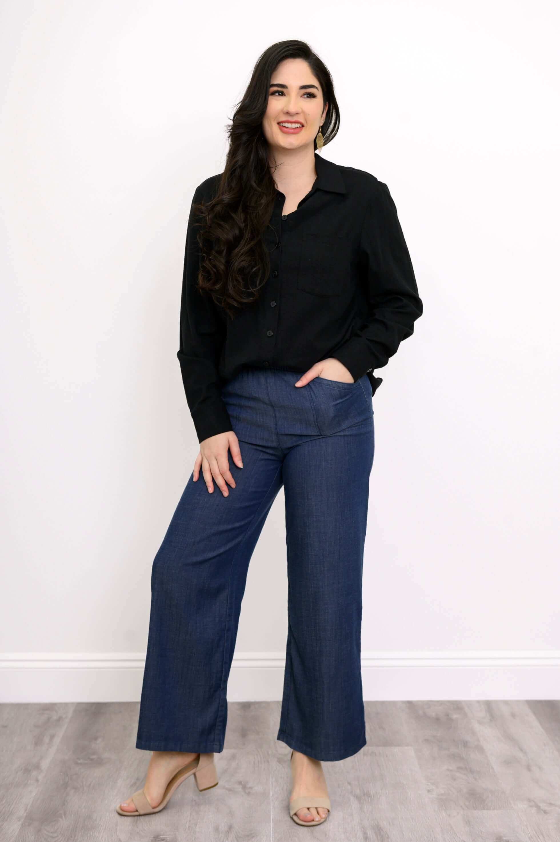 Parker Pant, Tencel Denim