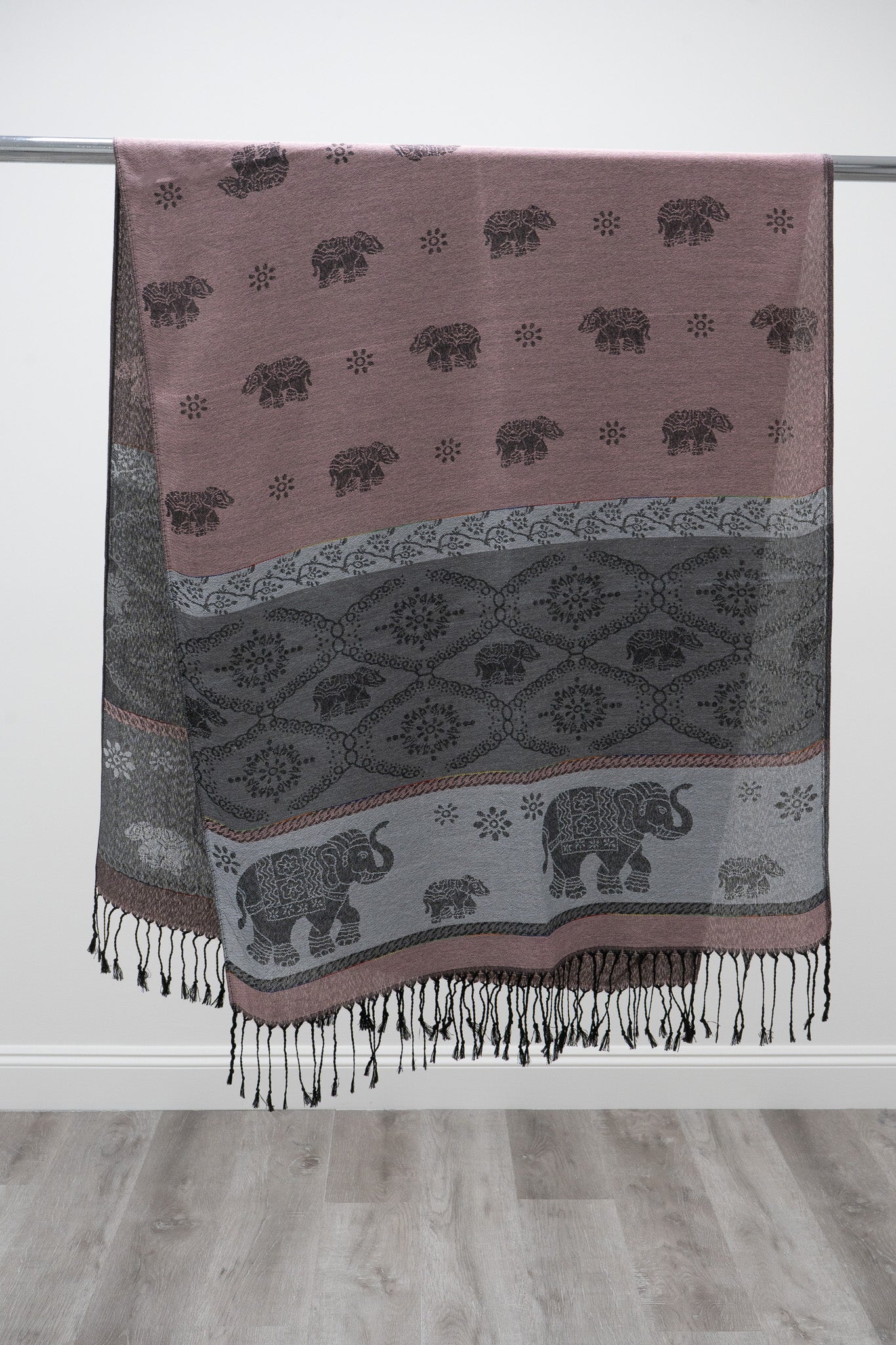 Pashmina Scarf, Elephant - Image 7