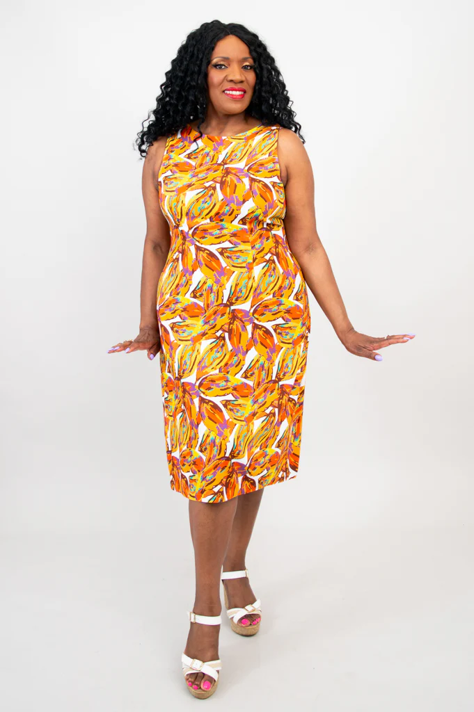 Patricia Dress, Koko, Linen Bamboo - Final Sale - Image 3