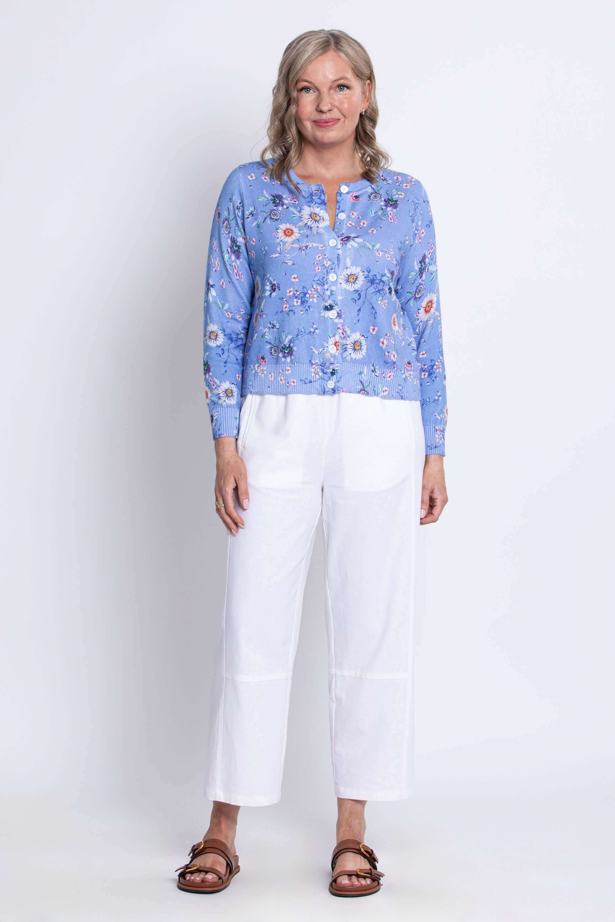 Patti Cardigan, Peri Daisy, Cotton - Image 3