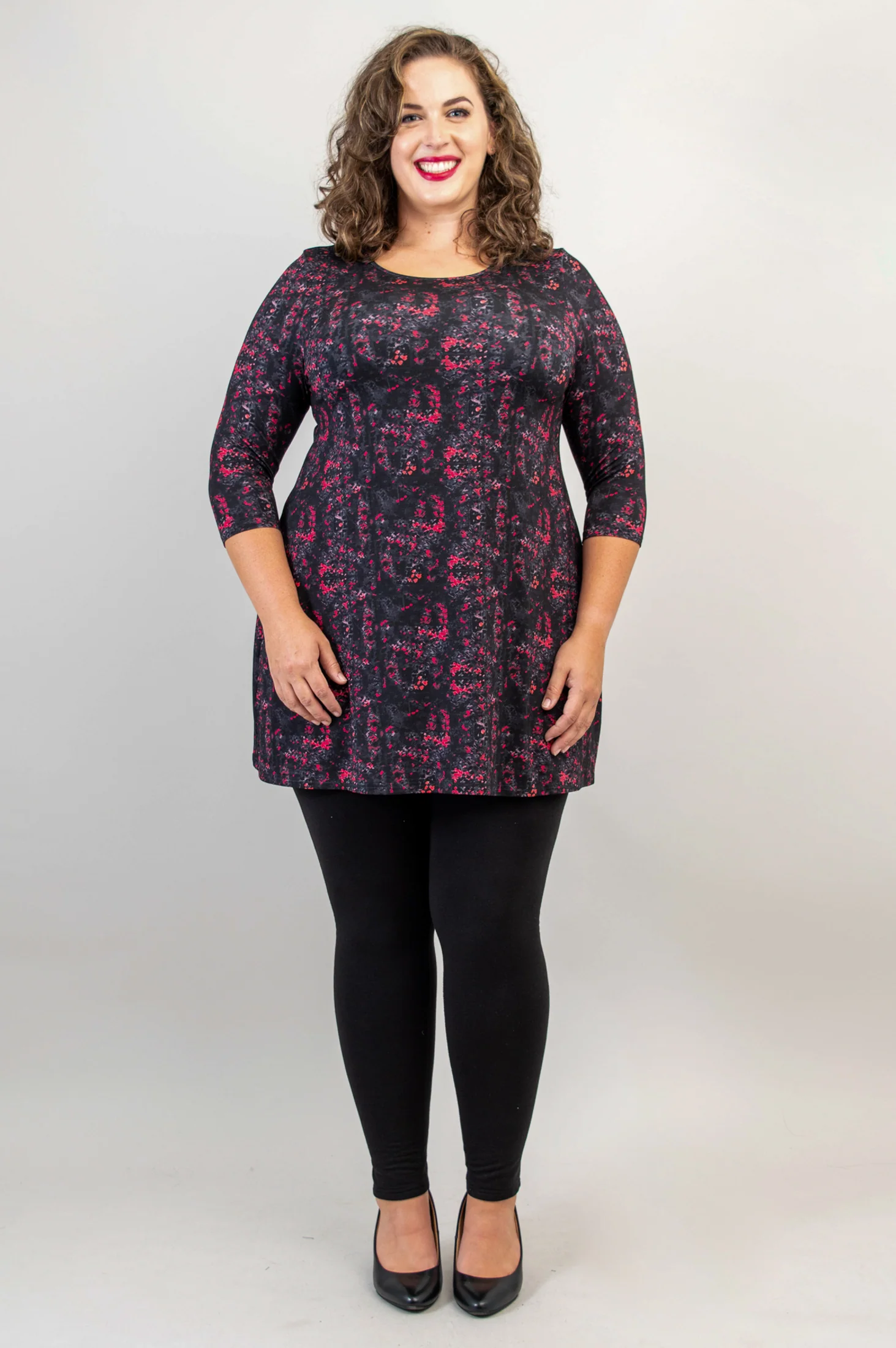 Perfect Tunic, Cherry Jam, Bamboo - Final Sale - Image 3