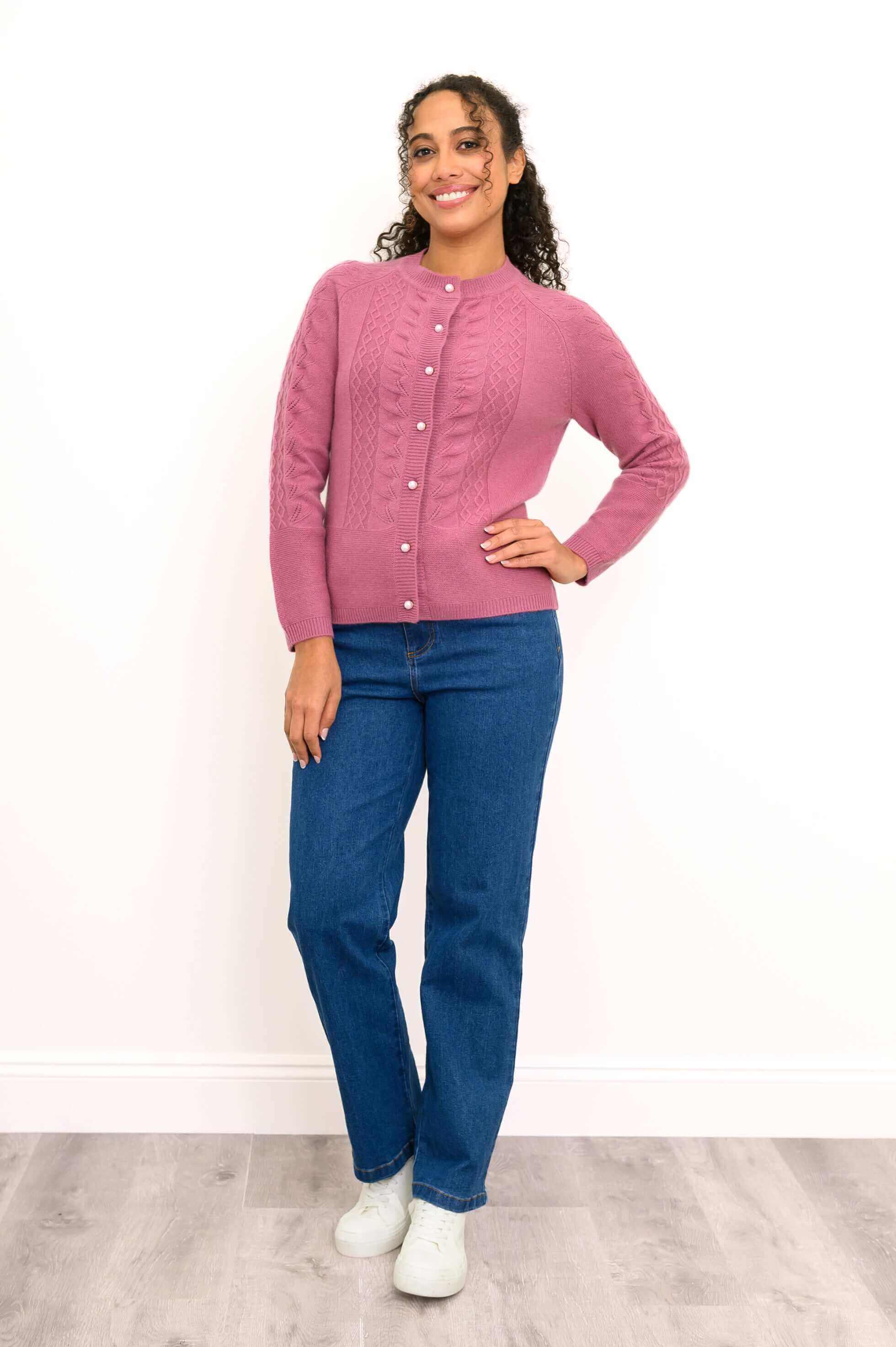 Persimmon Sweater, Berberis, 100% Cashmere - Image 6
