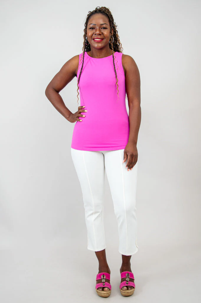 Reanna Tank, Pink, Bamboo - Final Sale - Image 4