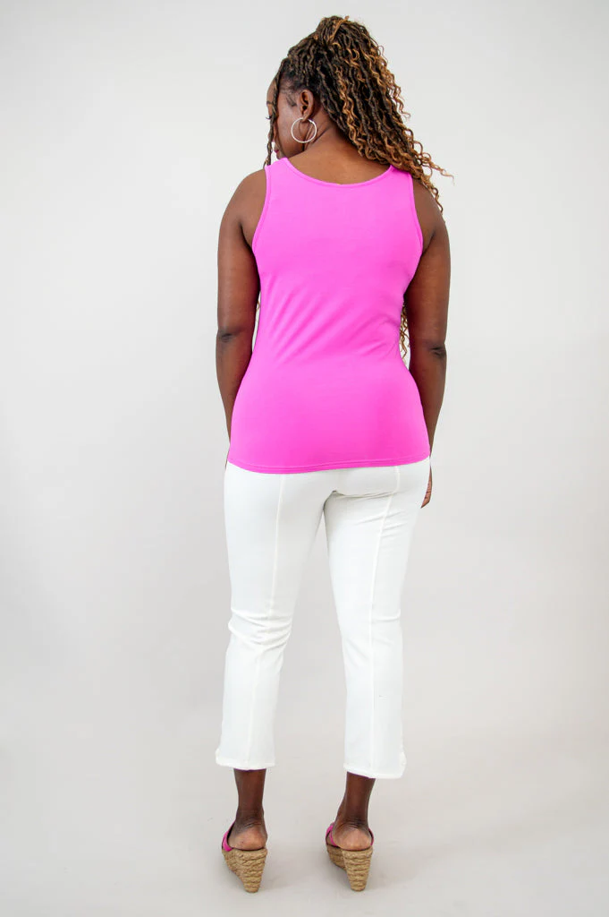 Reanna Tank, Pink, Bamboo - Final Sale - Image 7