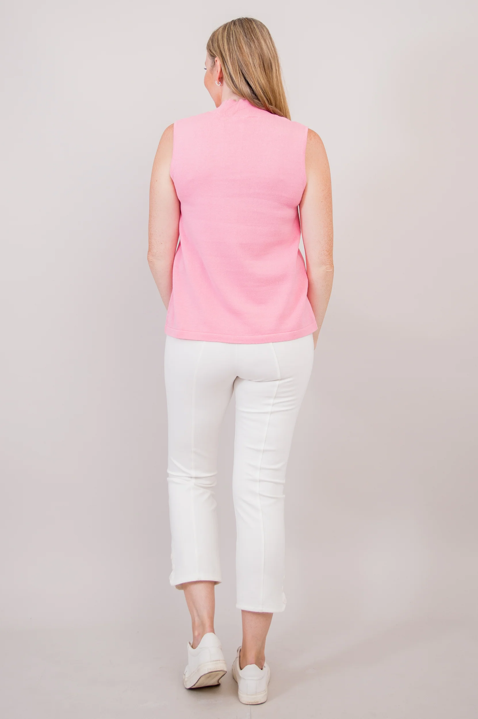 Reena Tank, Pink, Cotton - Final Sale - Image 4