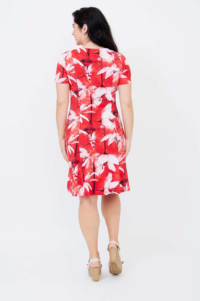Rhonda Dress, Passion, Bamboo - Image 4