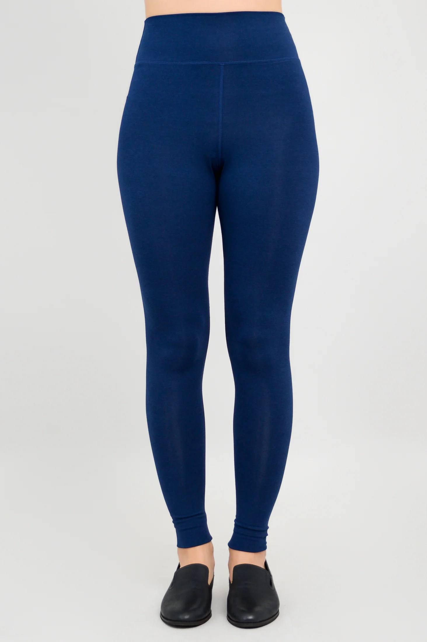 Riley Legging, Indigo, Bamboo - Image 3