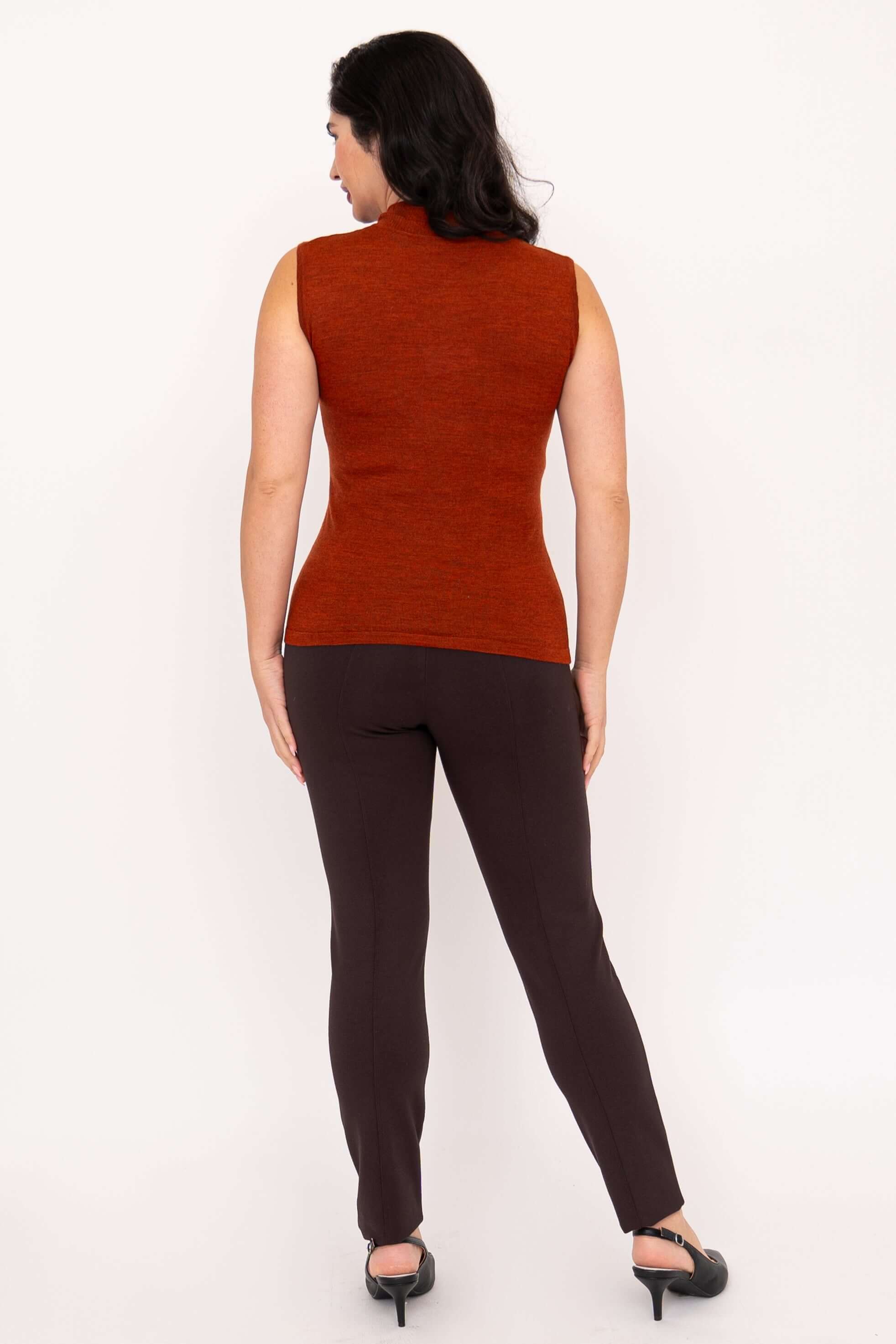 Rita Sweater, Bronze, Merino Wool - Image 5