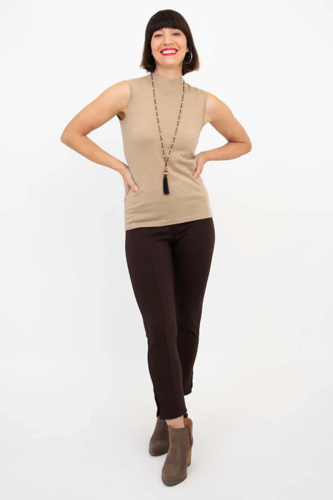 Rita Sweater, Barley, Merino Wool - Image 3