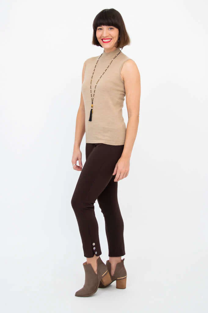 Rita Sweater, Barley, Merino Wool - Image 6