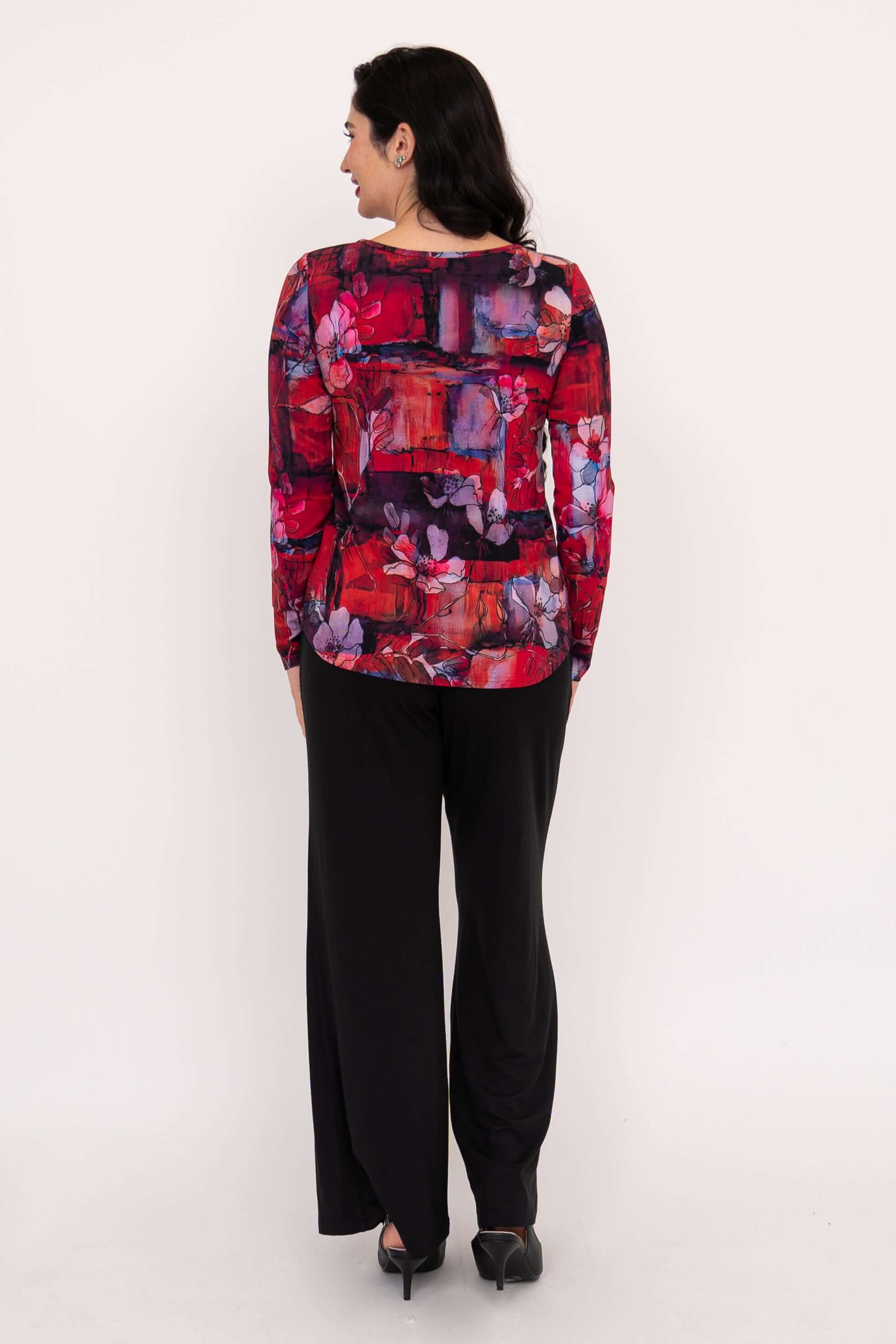 Ritzy L/S Top, Lipstick Thoughts, Bamboo - Image 4