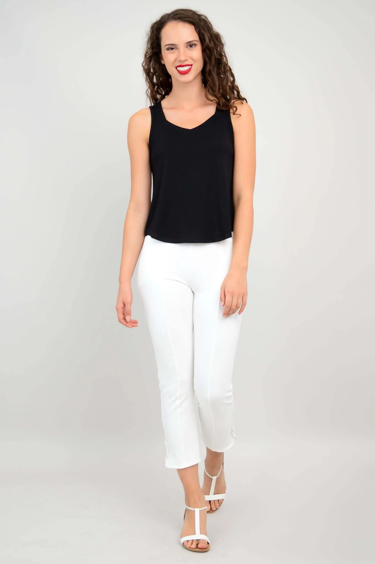 Ritzy Tank, Black, Bamboo - Image 4