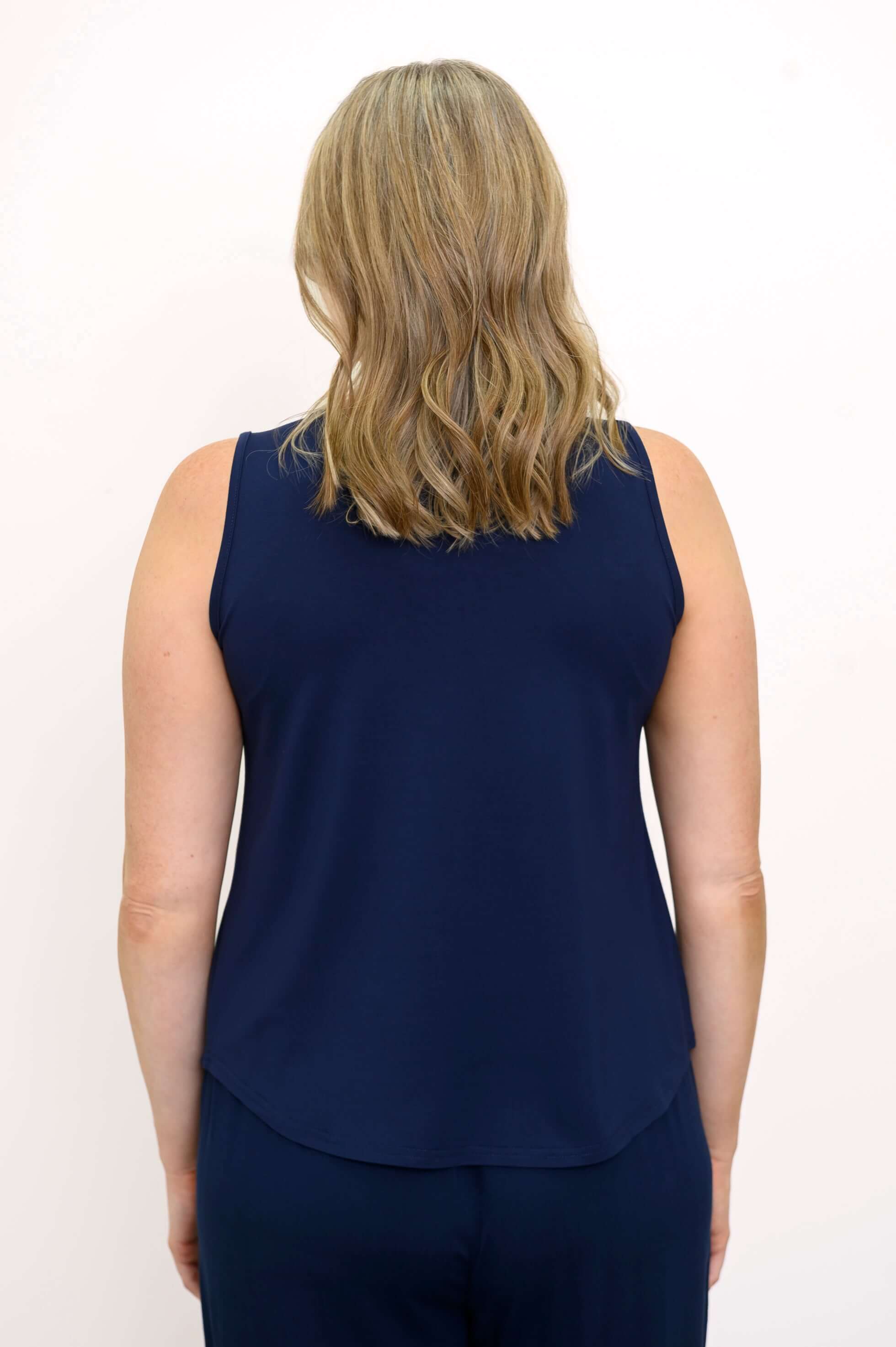 Ritzy Tank, Indigo, Bamboo - Image 4