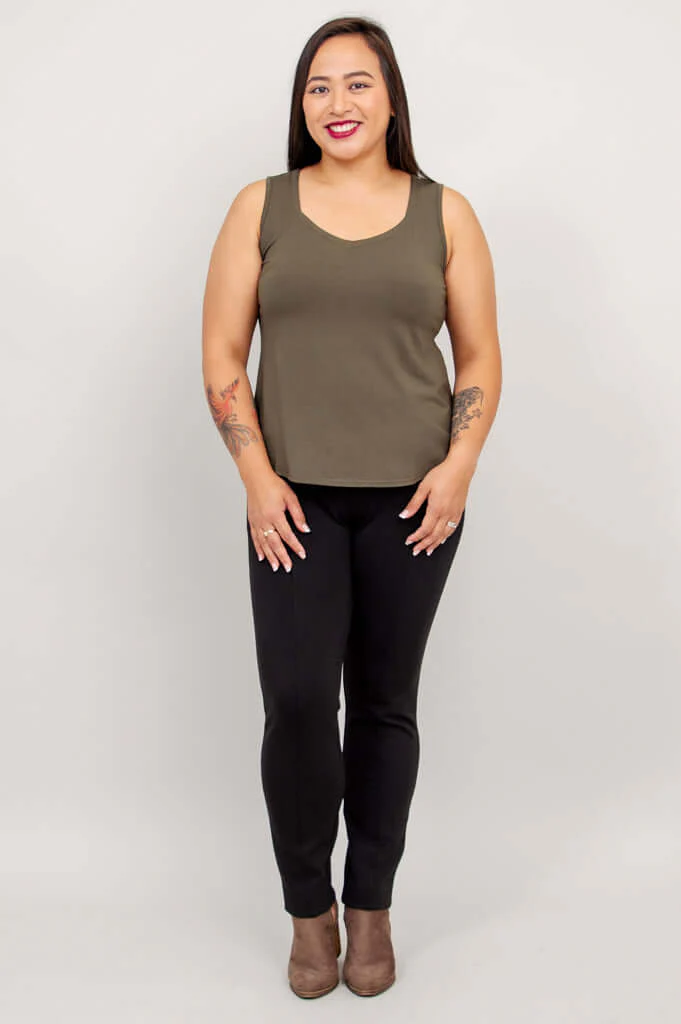 Ritzy Tank, Khaki, Bamboo - Image 4