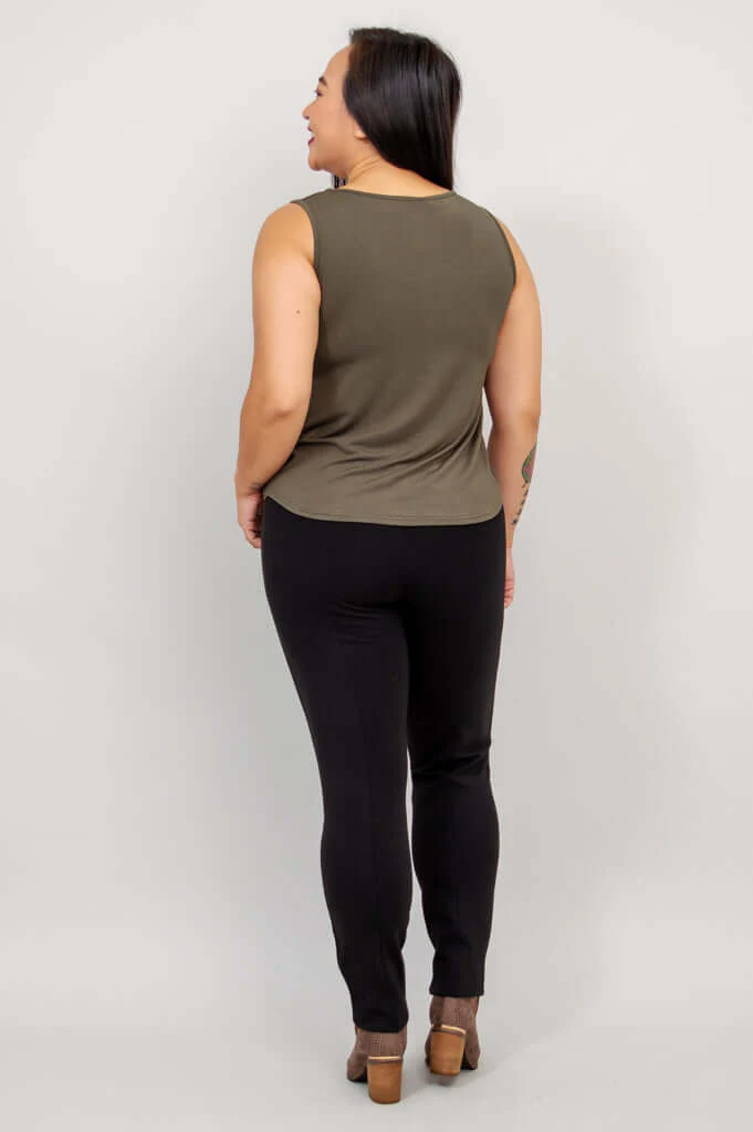 Ritzy Tank, Khaki, Bamboo - Image 5