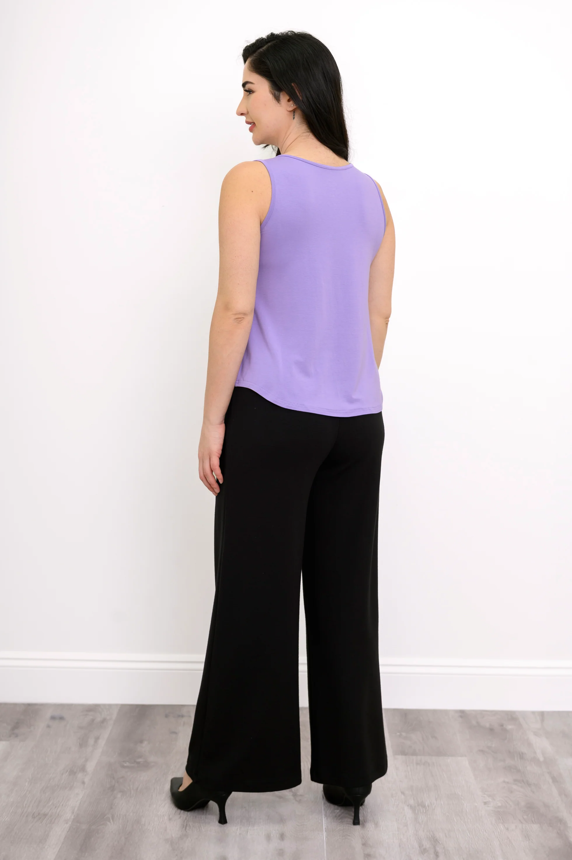 Ritzy Tank, Lavender, Bamboo - Image 4