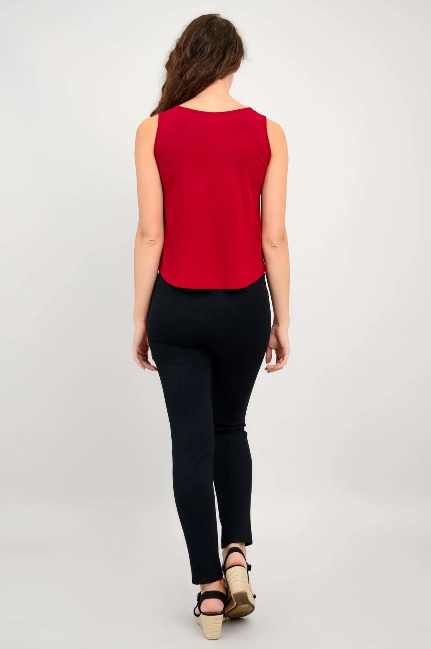 Ritzy Tank, Lipstick, Bamboo - Image 5
