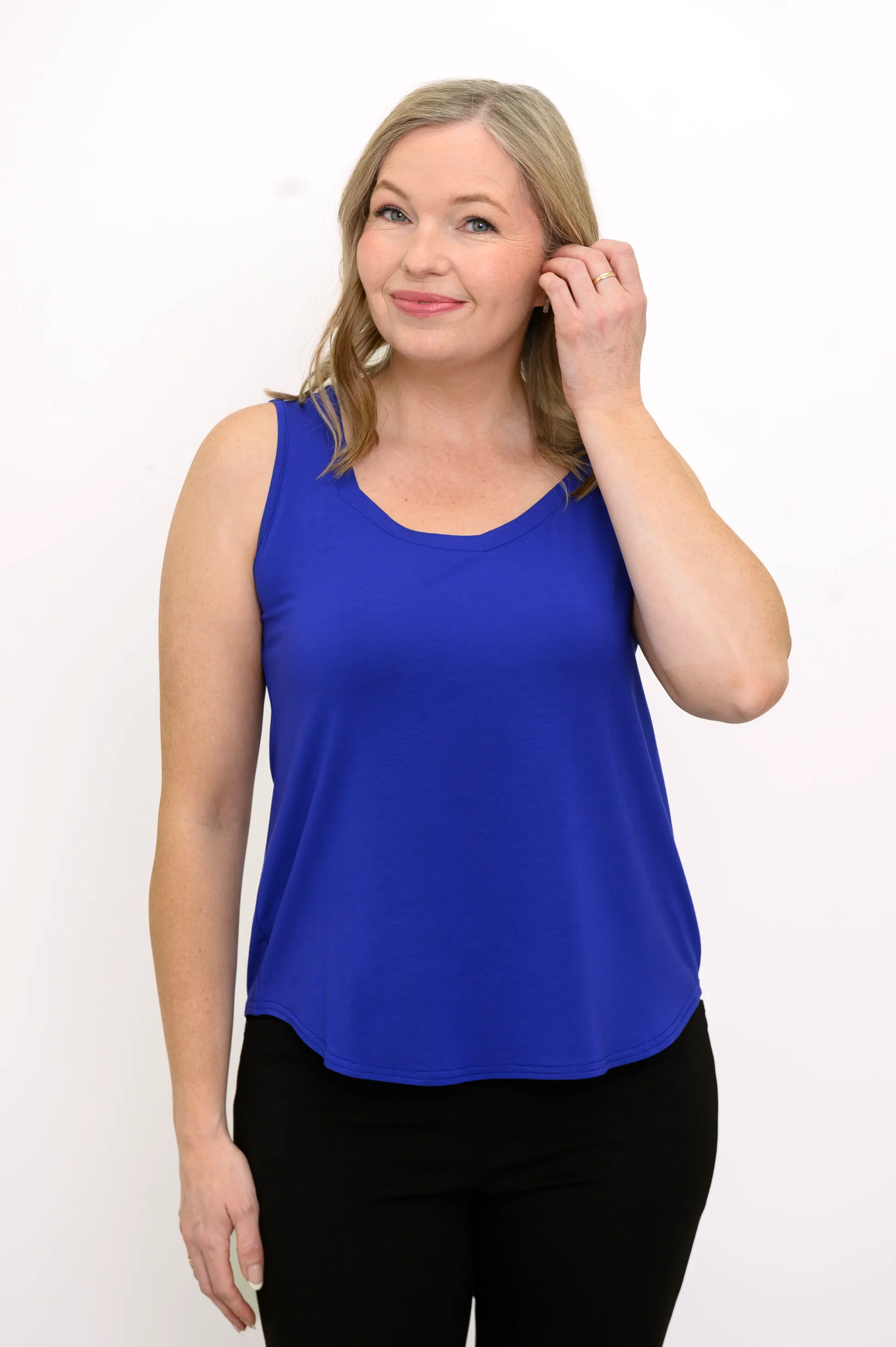 Ritzy Tank, Violet, Bamboo - Image 3