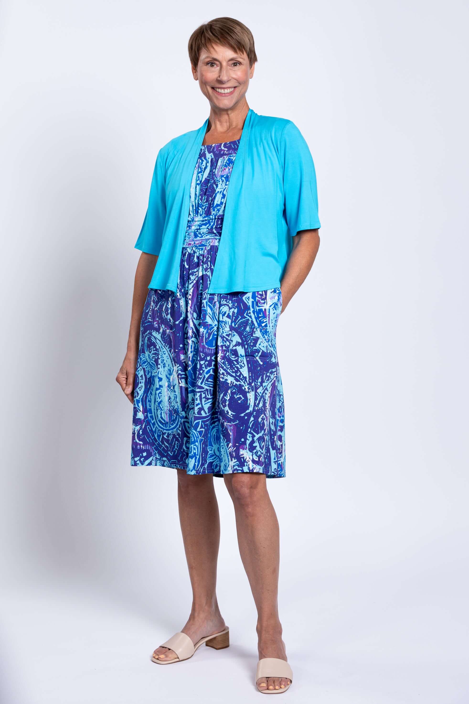 Roam Dress, Curious, Bamboo - Image 3