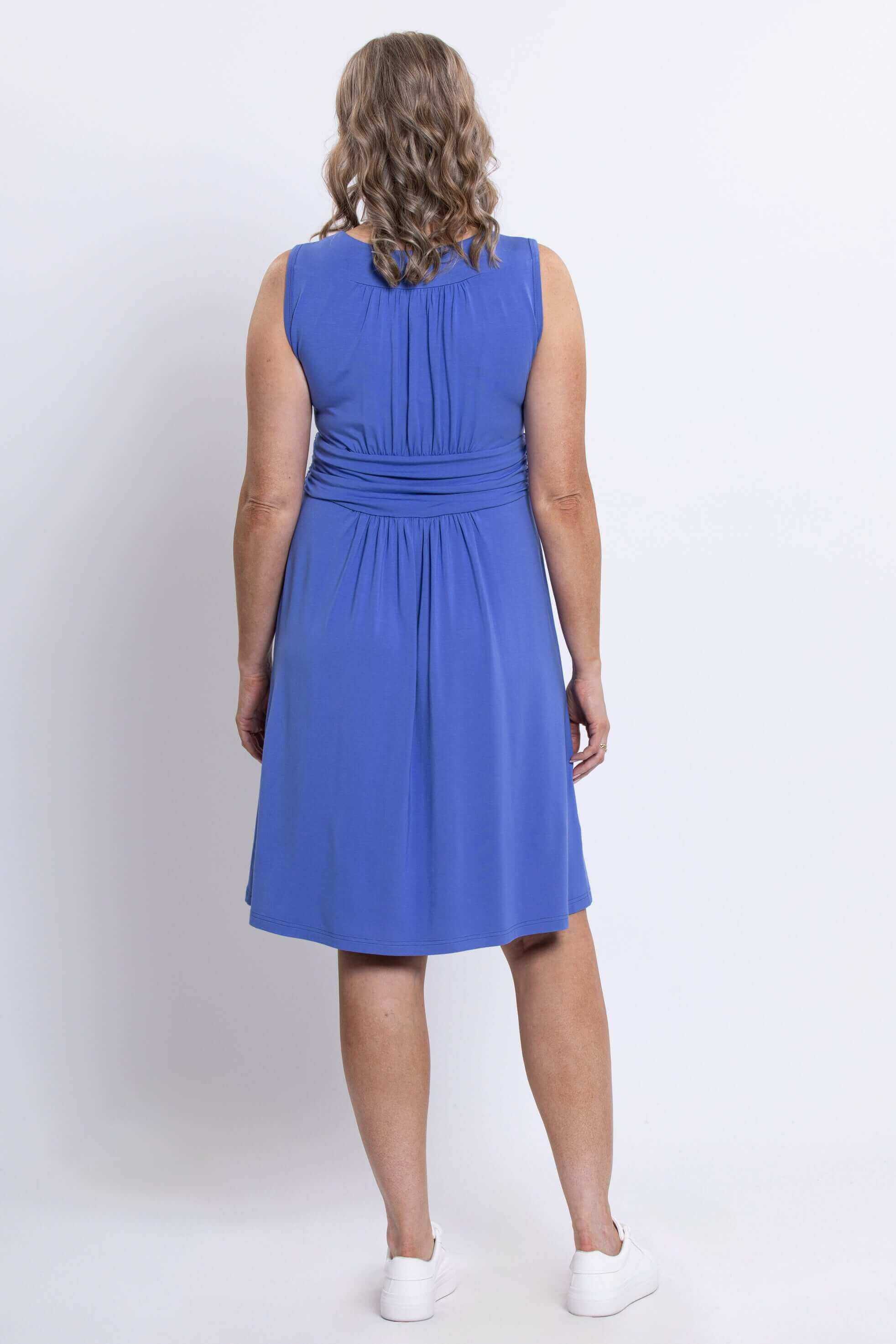 Roam Dress, Periwinkle, Bamboo - Image 4