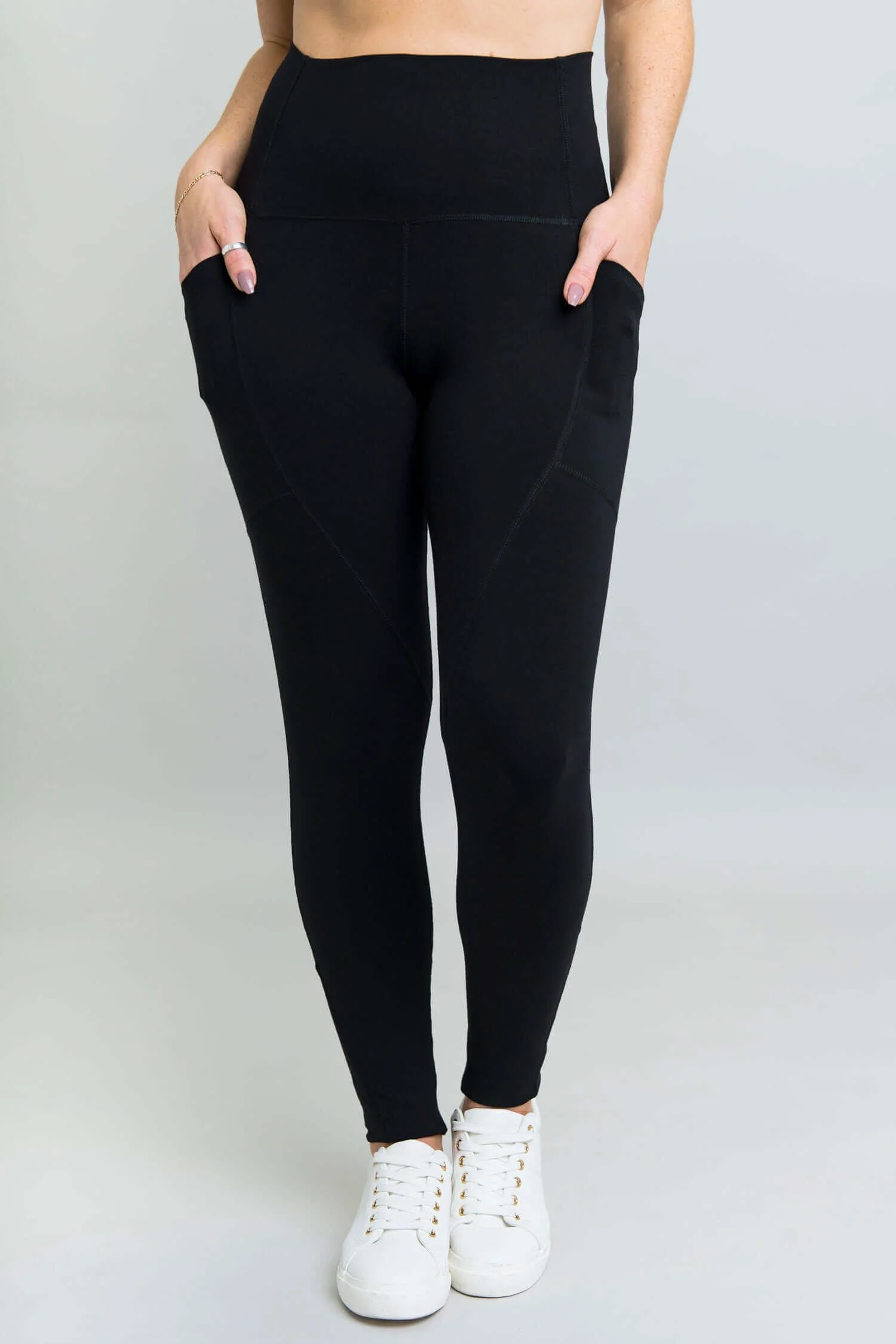 Robson Fleece Legging, Black - Image 2