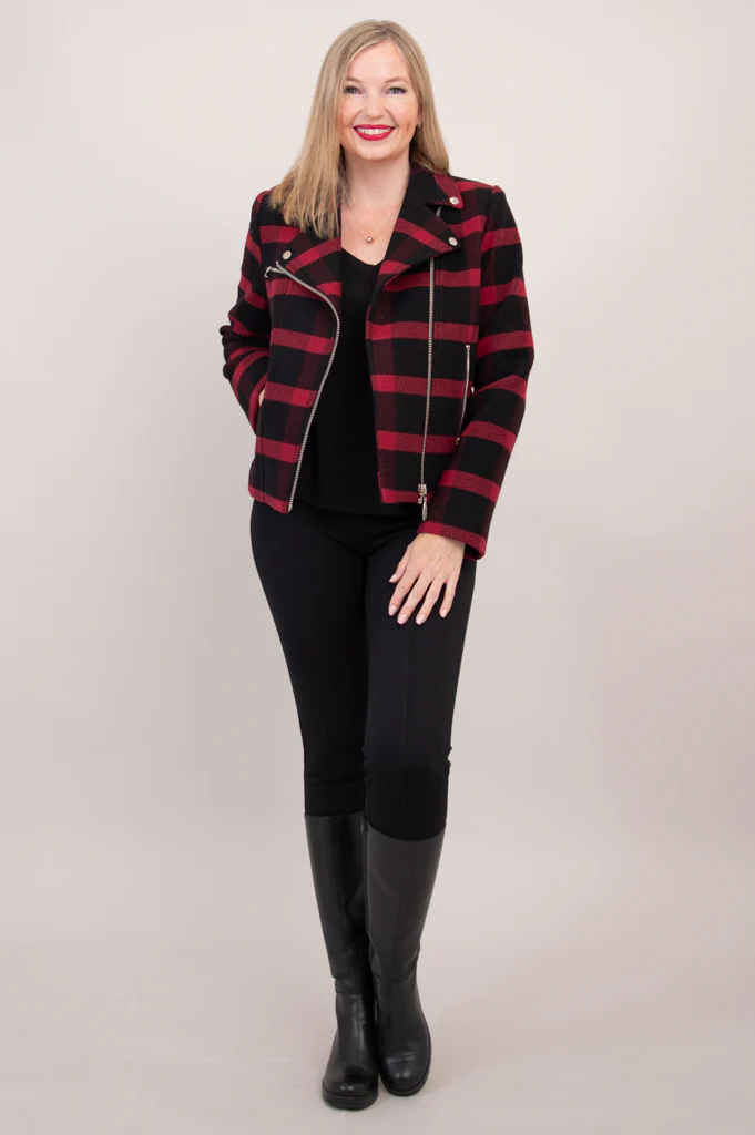 Ronnie Jacket, Buffalo Plaid, Boiled Wool - FInal Sale - Image 11
