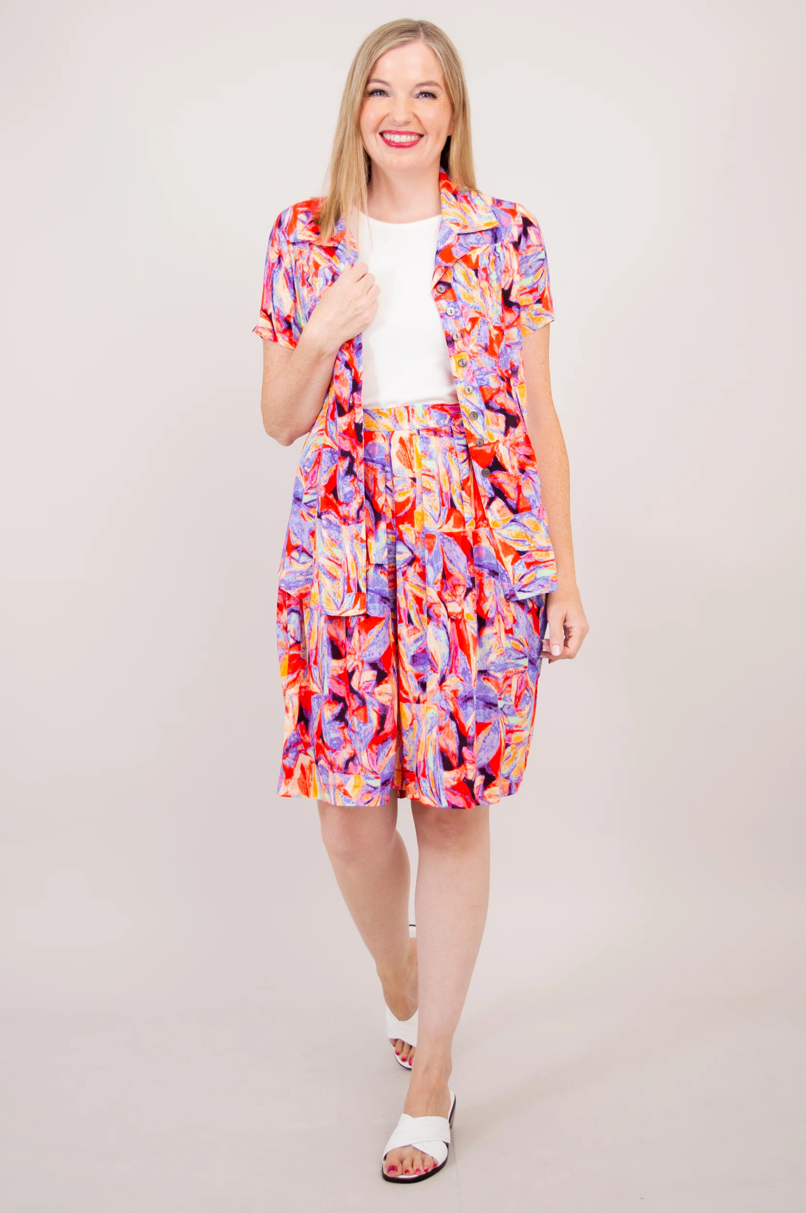 Samantha S/S Top, Carro, Woven Bamboo - Final Sale - Image 4