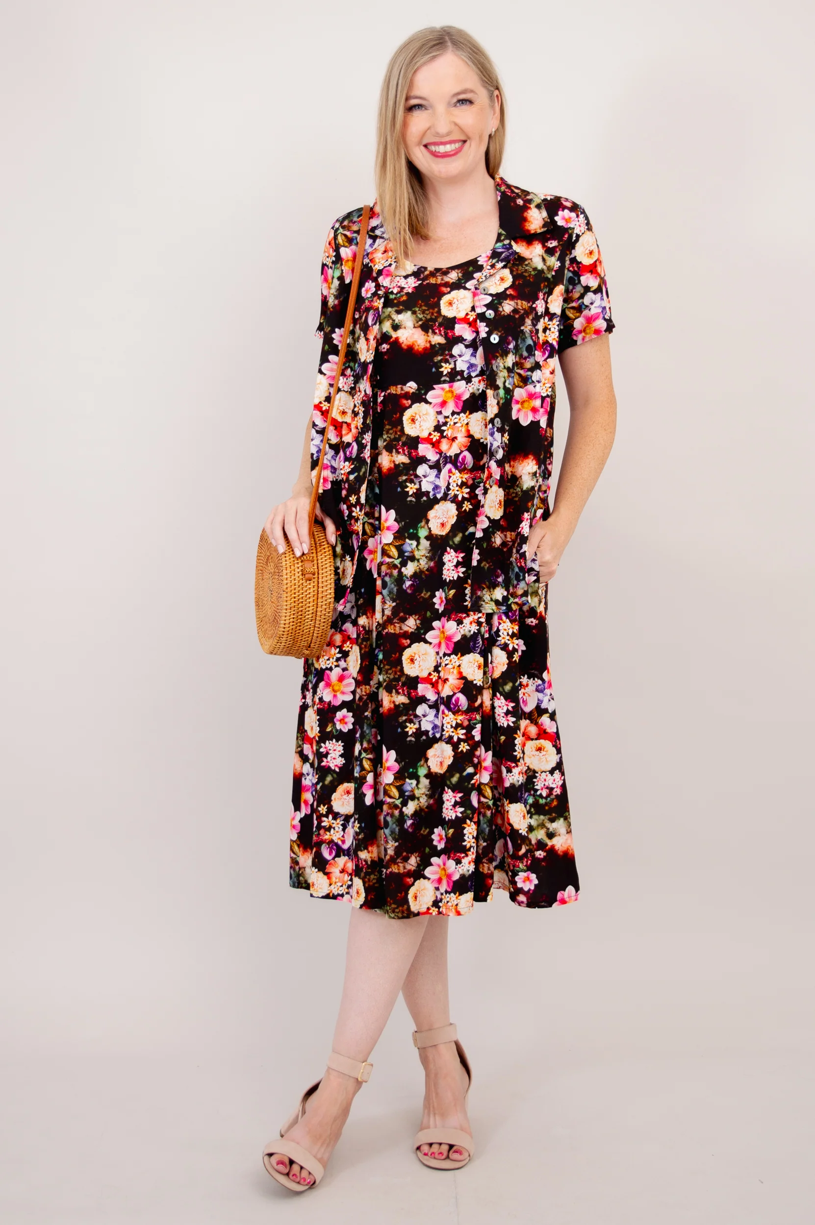 Samantha S/S Top, Risolo, Woven Bamboo - Final Sale - Image 3