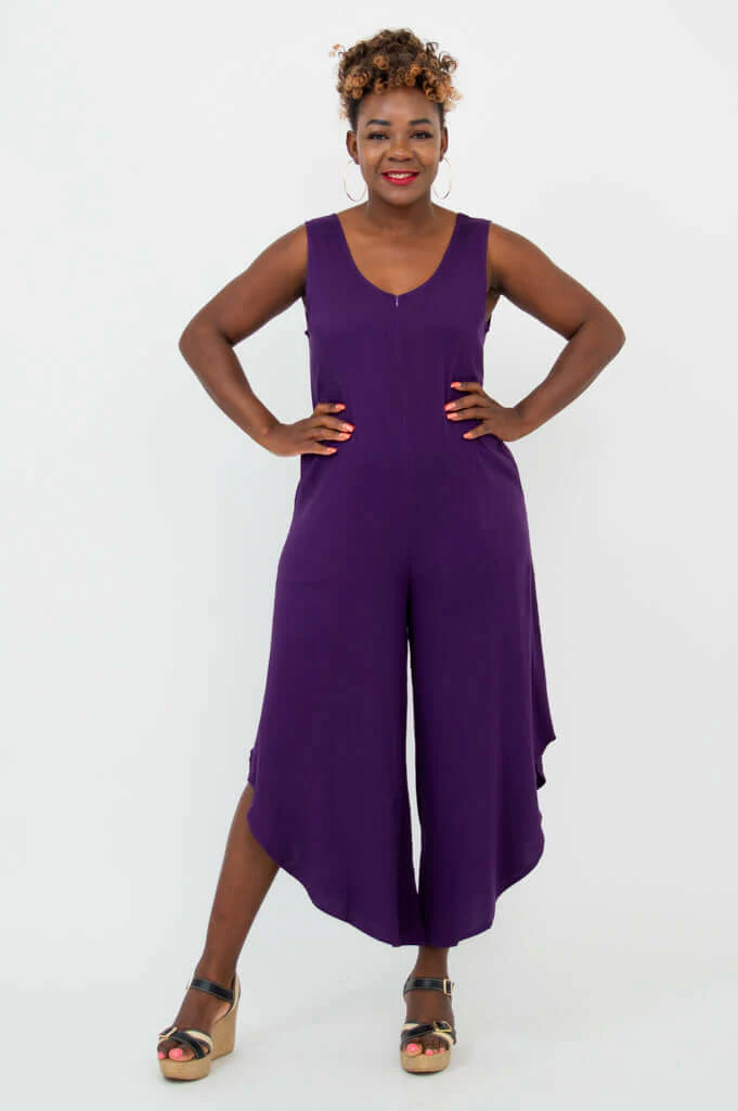 Sanito Jumpsuit, Royale, Linen Bamboo - Image 3