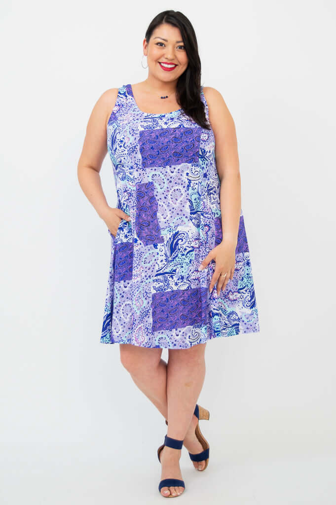 Sara Dress, Amiable, Linen Bamboo - Image 3